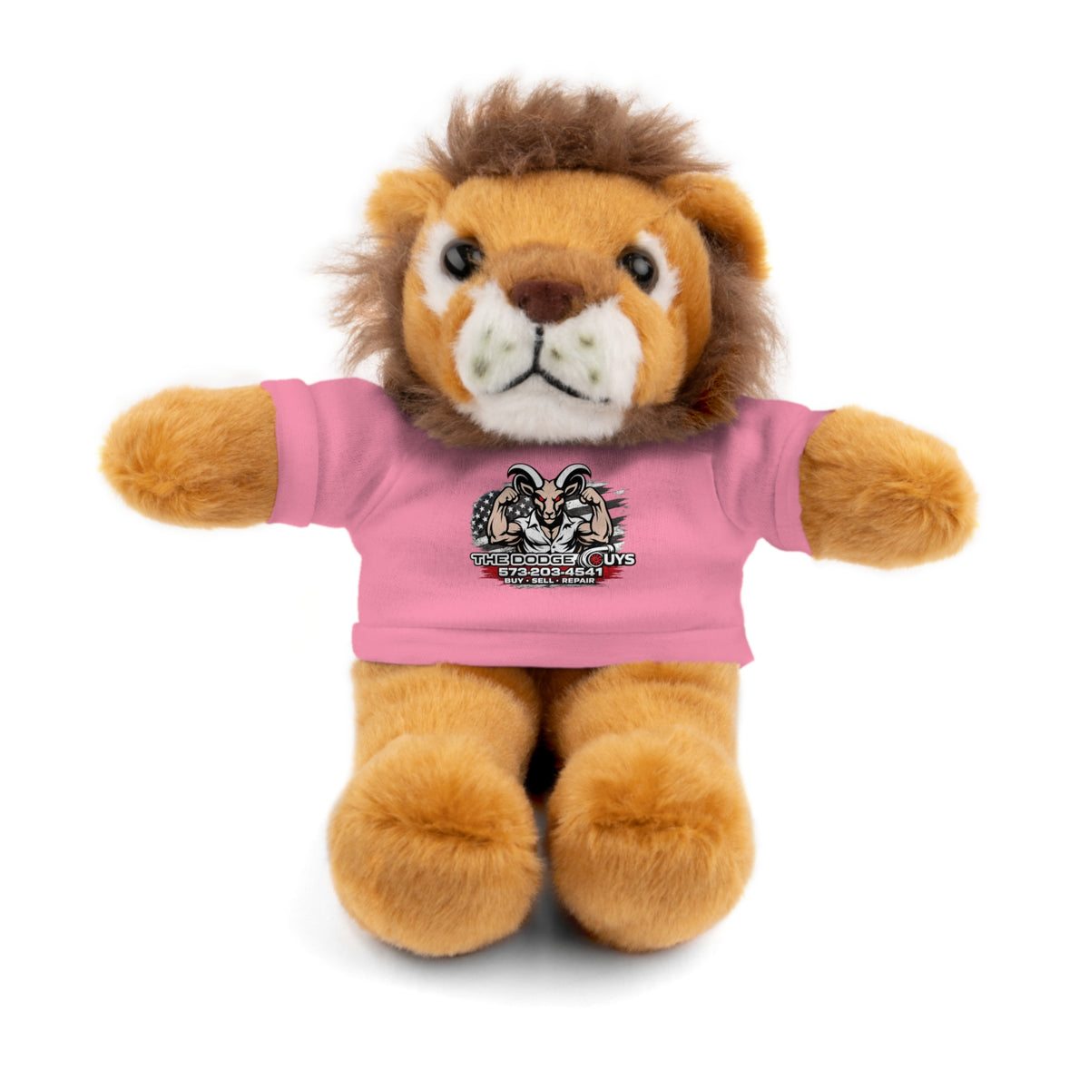 Green T-Shirt Teddy Bear with Custom Graphic — Cute Plush Gift for Kids & Fans