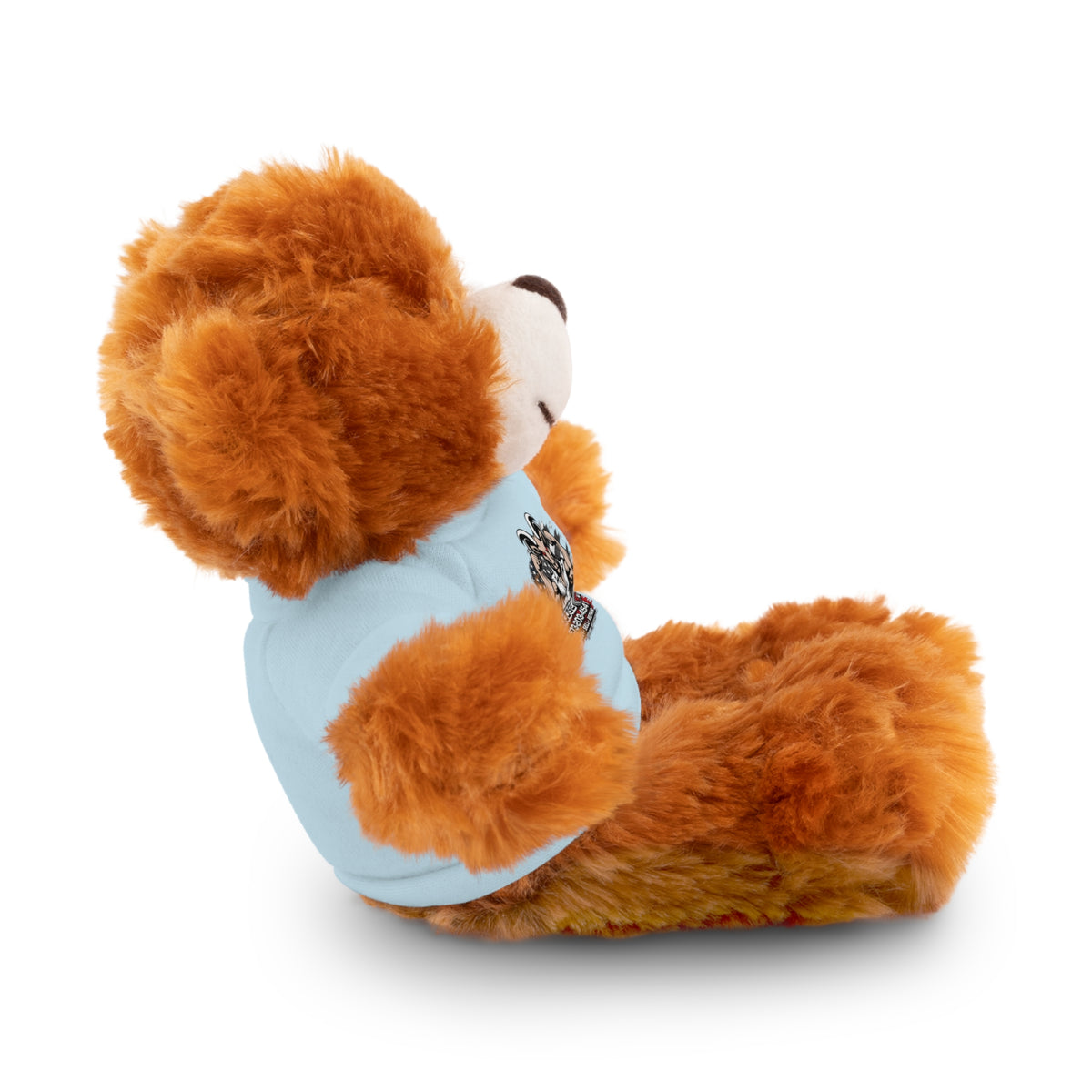 Green T-Shirt Teddy Bear with Custom Graphic — Cute Plush Gift for Kids & Fans