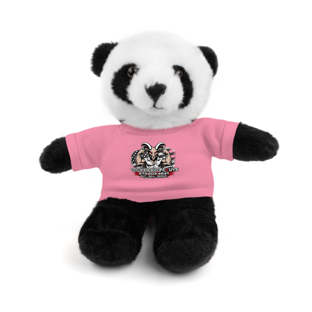 Green T-Shirt Teddy Bear with Custom Graphic — Cute Plush Gift for Kids & Fans