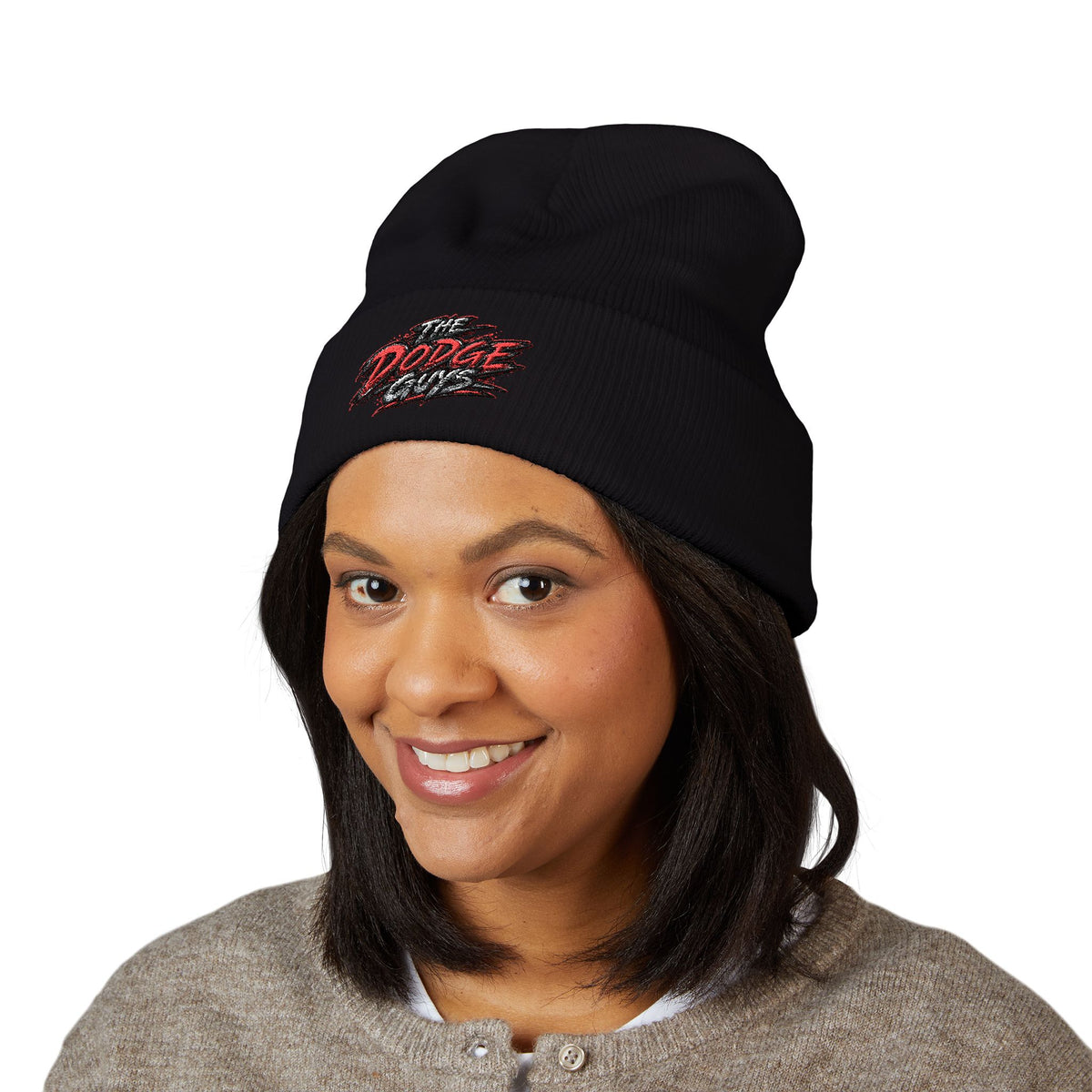 Classic Cuffed Beanie — Embroidered “The Doode Guys” Streetwear Beanie