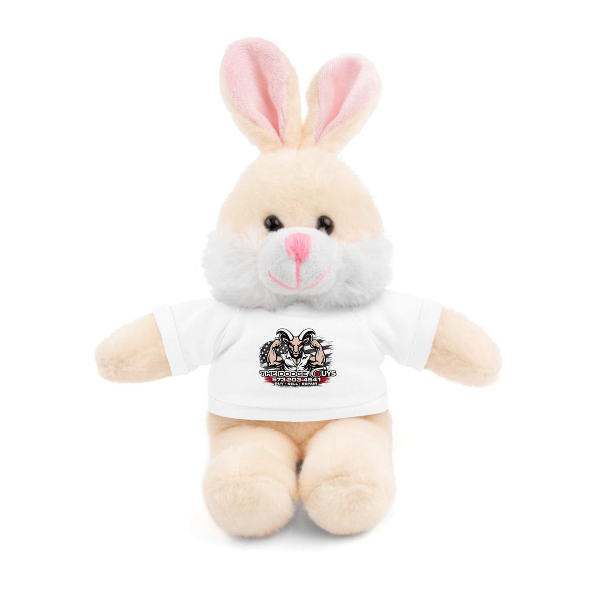 Green T-Shirt Teddy Bear with Custom Graphic — Cute Plush Gift for Kids & Fans