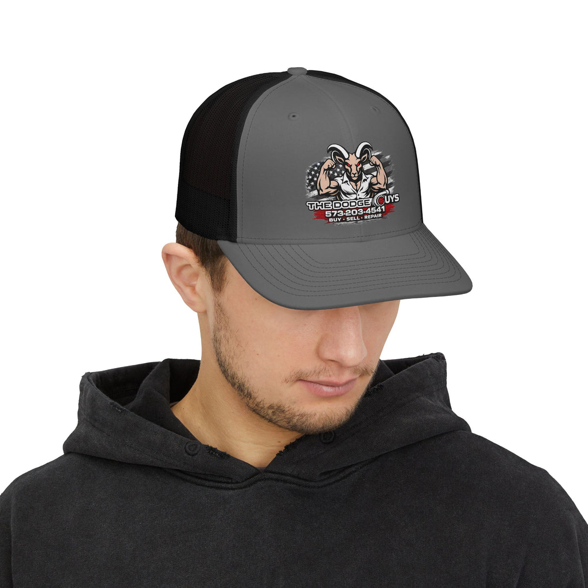 Trucker Cap — The Dodge Guys Ram Logo Snapback (Buy Sell Repair)