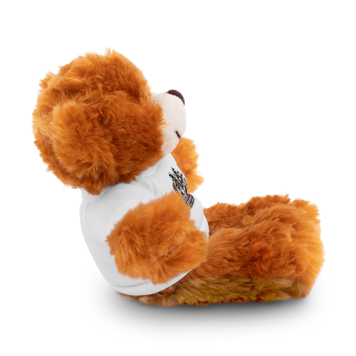 Green T-Shirt Teddy Bear with Custom Graphic — Cute Plush Gift for Kids & Fans