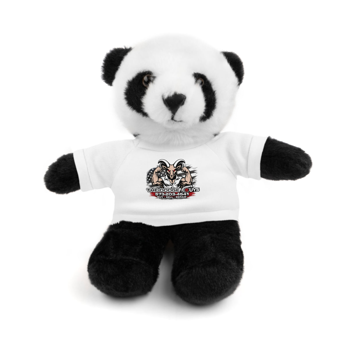 Green T-Shirt Teddy Bear with Custom Graphic — Cute Plush Gift for Kids & Fans