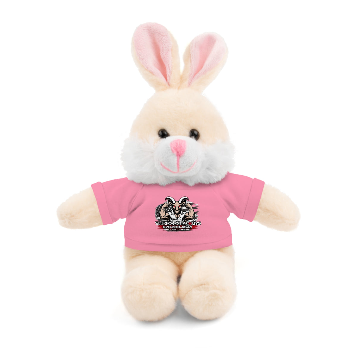 Green T-Shirt Teddy Bear with Custom Graphic — Cute Plush Gift for Kids & Fans