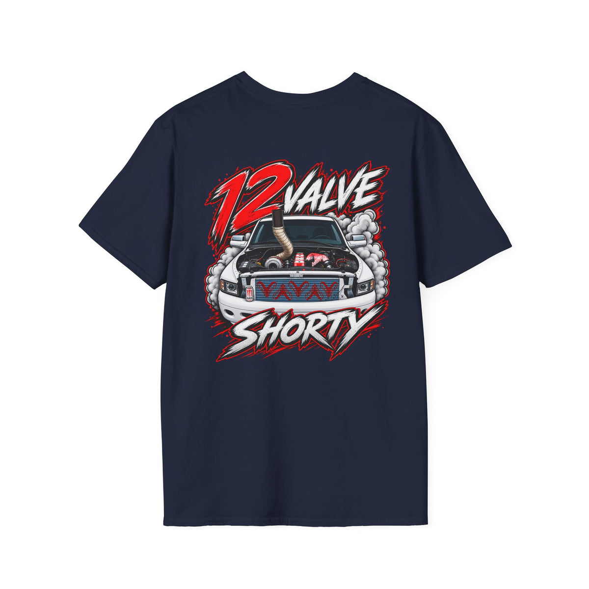 12 Valve Shorty T-Shirt — Diesel Truck Crew Tee