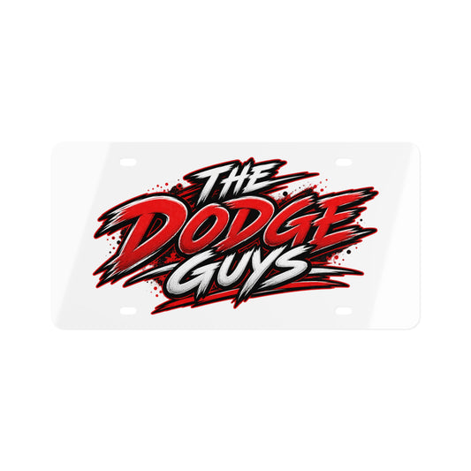 License Plate - "The Dodge Guys" Graphic Front Plate | Car Enthusiast Decorative Tag